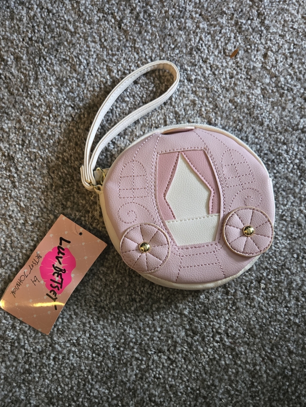 Betsey Johnson Carriage Wristlet Coin Purse